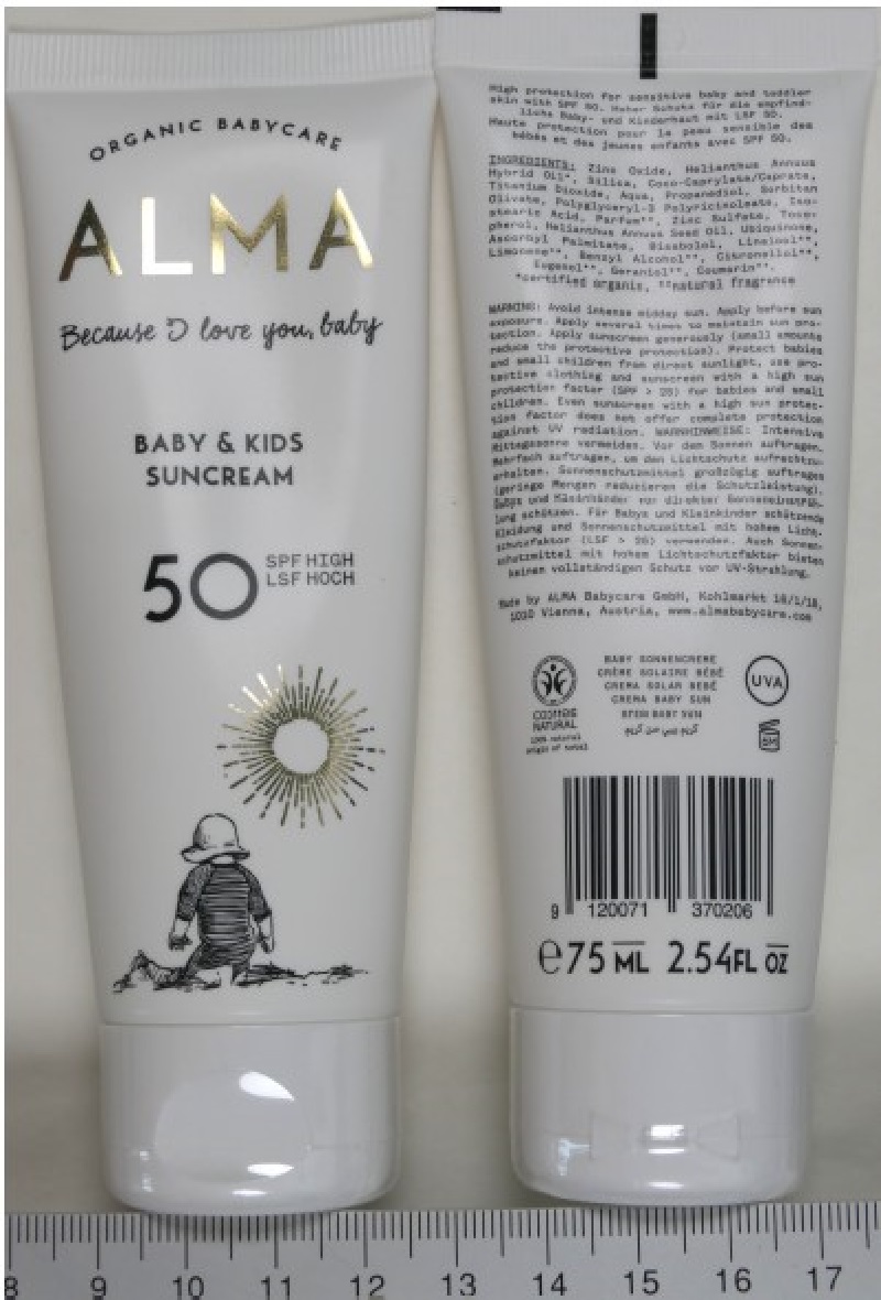 alma sunscreen