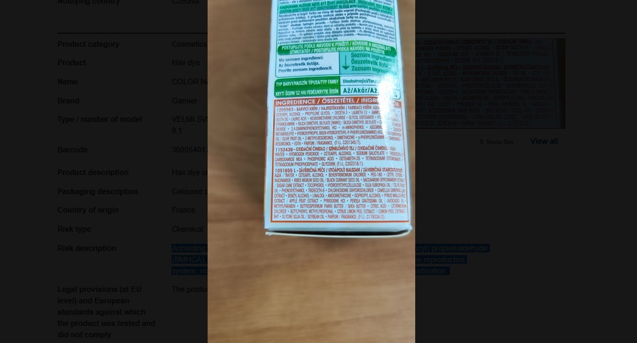 garnier color tria