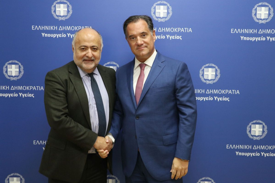Συνάντηση Γεωργιάδη με τον ευρωβουλευτή Δημήτρη Τσιόδρα