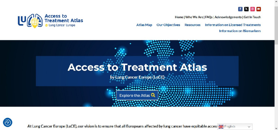 FairLife LCC: Access to Treatment Atlas από τον LuCE - Διαδραστικός χάρτης για τον καρκίνο του πνεύμονα