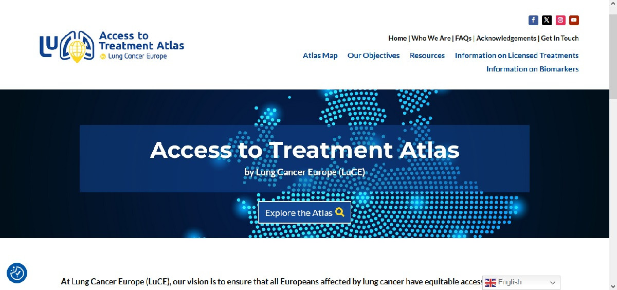 FairLife LCC: Access to Treatment Atlas από τον LuCE - Διαδραστικός χάρτης για τον καρκίνο του πνεύμονα