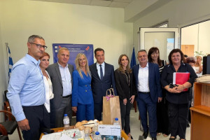 Επίσκεψη Άδωνι Γεωργιάδη στο Γενικό Νοσοκομείο Δράμας