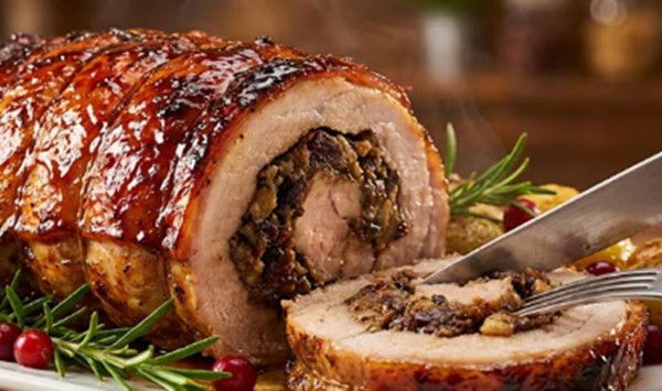 Ρολό χοιρινό με κάστανα - Η απόλυτη συνταγή για ρεβεγιόν Χριστουγέννων