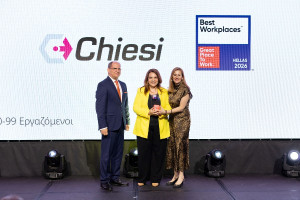Η Chiesi Hellas ανάμεσα στις κορυφαίες εταιρείες για εργασία στην Ελλάδα