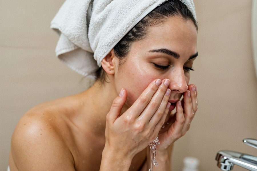 Αντιγήρανση: Η ιδανική θερμοκρασία για να πλένετε το πρόσωπό σας