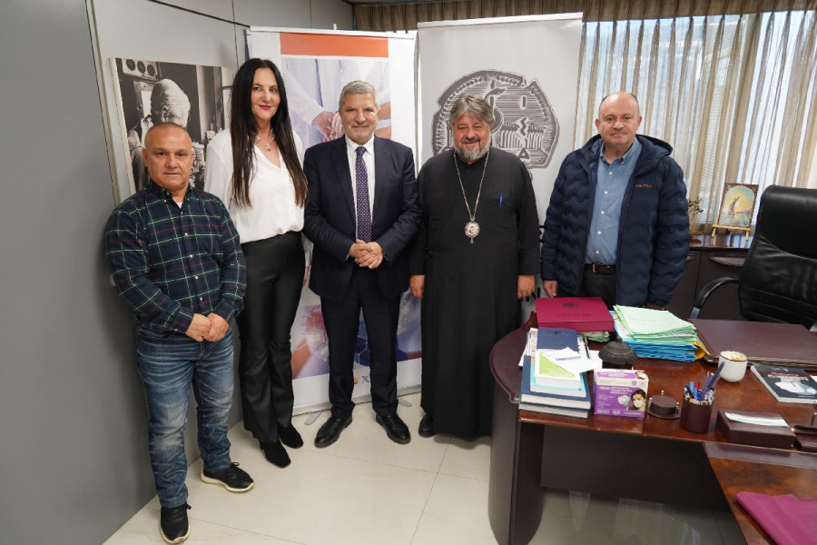 ΙΣΑ: Συνάντηση Πατούλη με τον Μητροπολίτη Ζάμπιας και Μοζαμβίκης Ιωάννη Τσαφταρίδη