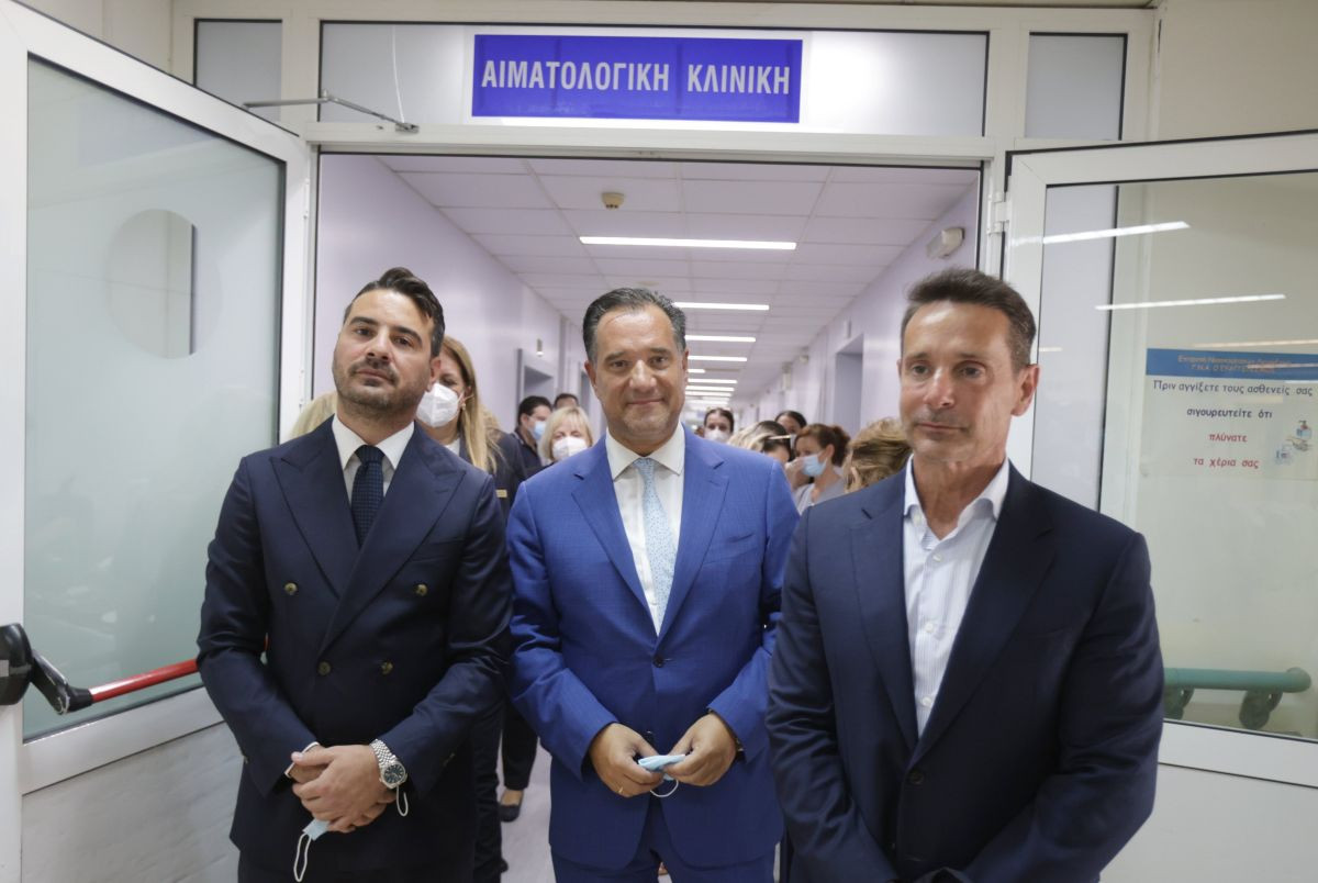Παρουσία Γεωργιάδη στα εγκαίνια της ανακαινισμένης αιματολογικής κλινικής του Γ.Ν.Α. «Ο Ευαγγελισμός»