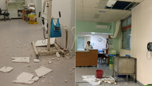 Πέφτουν ταβάνια στα ανακαινισμένα νοσοκομεία