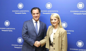 Γεωργιάδης: Συνάντηση με την Πρόεδρο της Κυπριακής Βουλής Αννίτα Δημητρίου