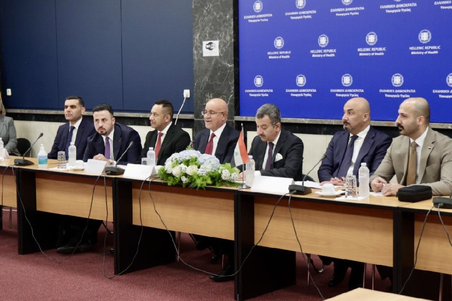 Συνάντηση της πολιτικής ηγεσίας του Υπ. Υγείας με τον Υπουργό Υγείας της Δημοκρατίας του Ιράκ